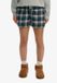 Superdry - Katoenen Geruite Elastische Shorts - Dames - Green Mix Check - Maat 6