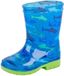 Gevavi Blauwe kinder regenlaarzen sharks - Rubberen haaien print laarzen/regenlaarsjes voor kinderen 31