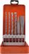 Projahn Hamerboor & beitel set SDS PLUS (6, 8, 10, 12 mm - 160mm, beitel punt, plat)