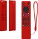 kwmobile hoes geschikt voor TCL TCL RC923A FMB1 / RC813A FMB1 - Siliconen anti-slip hoes voor afstandsbediening in rood