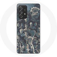 Maniacase Hoesje voor Samsung Galaxy A33 5G Game of Thrones Seizoen 8 De IJzeren Troon Poster Karakters Grijze achtergrond