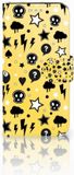 B2Ctelecom Housse de téléphone avec nom Samsung Galaxy S7 Punk Jaune
