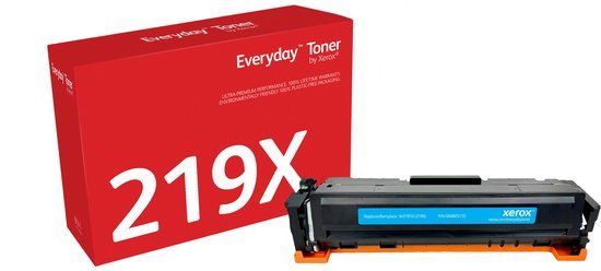 Xerox Everyday Cyaan Toner HP 219X (W2191X) Hoge capaciteit