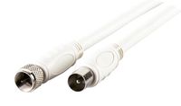 Schwaiger KVCKHQ185 532 coax-kabel 5 m F IEC Wit