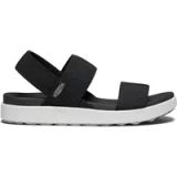 KEEN Dames Elle Backstrap Wedge Sandaal, Zwart, 35.5 EU