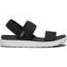 KEEN Dames Elle Backstrap Wedge Sandaal, Zwart, 35.5 EU