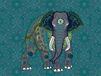 A.S. Création Metropolitan Stories "The Wall" Mandala Elephant Photo Wallpaper | 3.71 x 2.80 meters