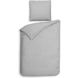 FACE-2-FACE Parure de lit (gris clair, 155 x 220 cm + 1x 80 x 80 cm)