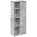 VidaXL Badkamerkast met rolhouder 39x22x90 cm betongrijs