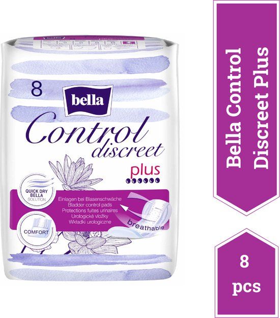 Bella Control Discreet Plus Maandverband (8 Stuks)