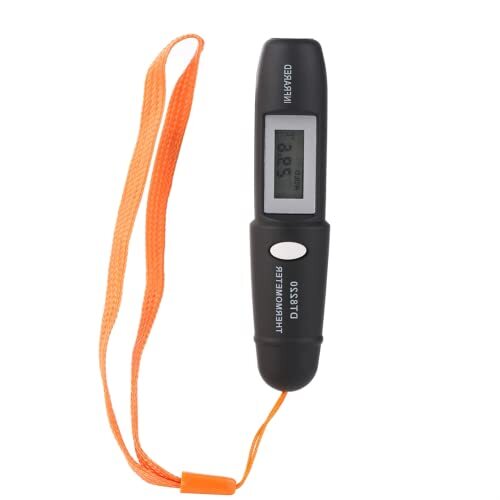 needlid Mini-infraroodthermometer, digitale thermometer, veilig, snel, betrouwbaar voor koeling en huishoudelijke metingen voor binnen- en buitengebruik