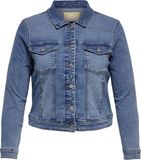 ONLY carmakoma CARWESPA LS JACKET LIGHT BLUE DNM NOOS Dames Jas - Maat 42 - EAN: 5715218577682