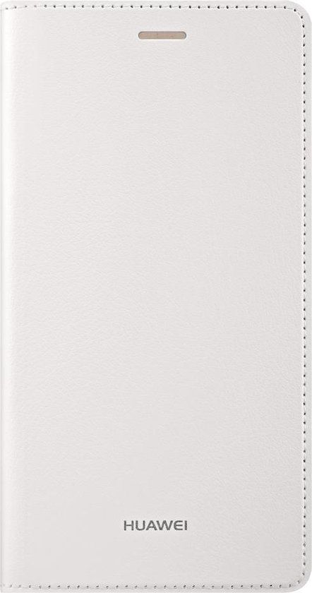 Huawei flipcover leder voor Huawei P8 Lite 2016 - wit