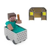 Mattel Minecraft RC Vehicle - Steve in Minecart