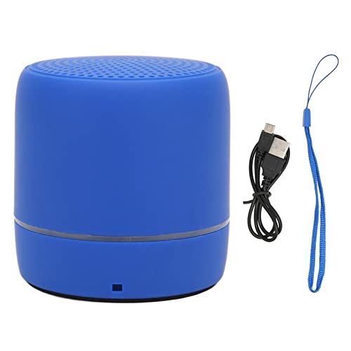 ciciglow Bluetooth-luidspreker, Draagbare Bluetooth 5.0-miniluidspreker Stereo Rijke Bas Draagbare Draadloze Luidspreker met Gekleurde Lichten voor Buitenreizen(Blauw)