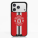 Manchester United Coque de Téléphone 3D Officielle – Design à Rayure Verticale