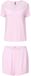 LingaDore - Shortama Set Licht Roze - maat M - Roze
