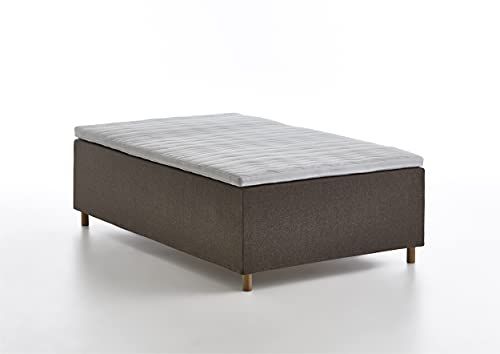 Atlantic Home Collection Boxbed Hana met pocketveringmatras - bruin - 90 x 200 cm