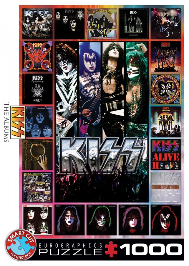 Eurographics KISS The Albums Puzzel (1000 stukjes)