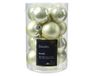 Decoris Kerstballen glas d3.5 cm w.mnt 16st