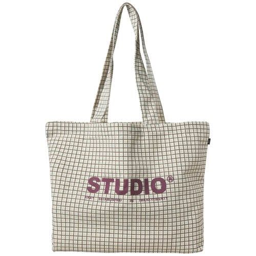 JJXX JJXBETHANY beige geruite shopper
