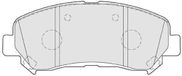 Valeo Set van 4 Remblokken Essential 301067, Vooras
