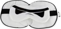 Relaxeazzz Coussin de voyage et masque de sommeil The Original Stormtrooper Rond - Blanc/Noir