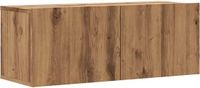 vidaXL Tv-wandmeubel 80x30x30 cm bewerkt hout artisanaal eikenkleurig