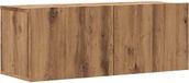 vidaXL Tv-wandmeubel 80x30x30 cm bewerkt hout artisanaal eikenkleurig