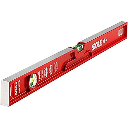 Sola 1332701 aluminium gegoten waterpas"MR 50" 50 cm in rood/grijs