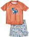 Playshoes kinderbadset met UV-bescherming Dino Ocker