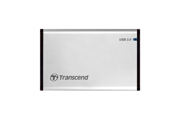Transcend StoreJet 25S3 - External Hard Drive - Silver
