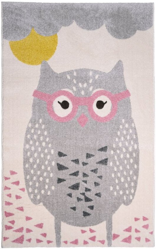 Nattiot Vloerkleed Kinderkamer Pepa Owl