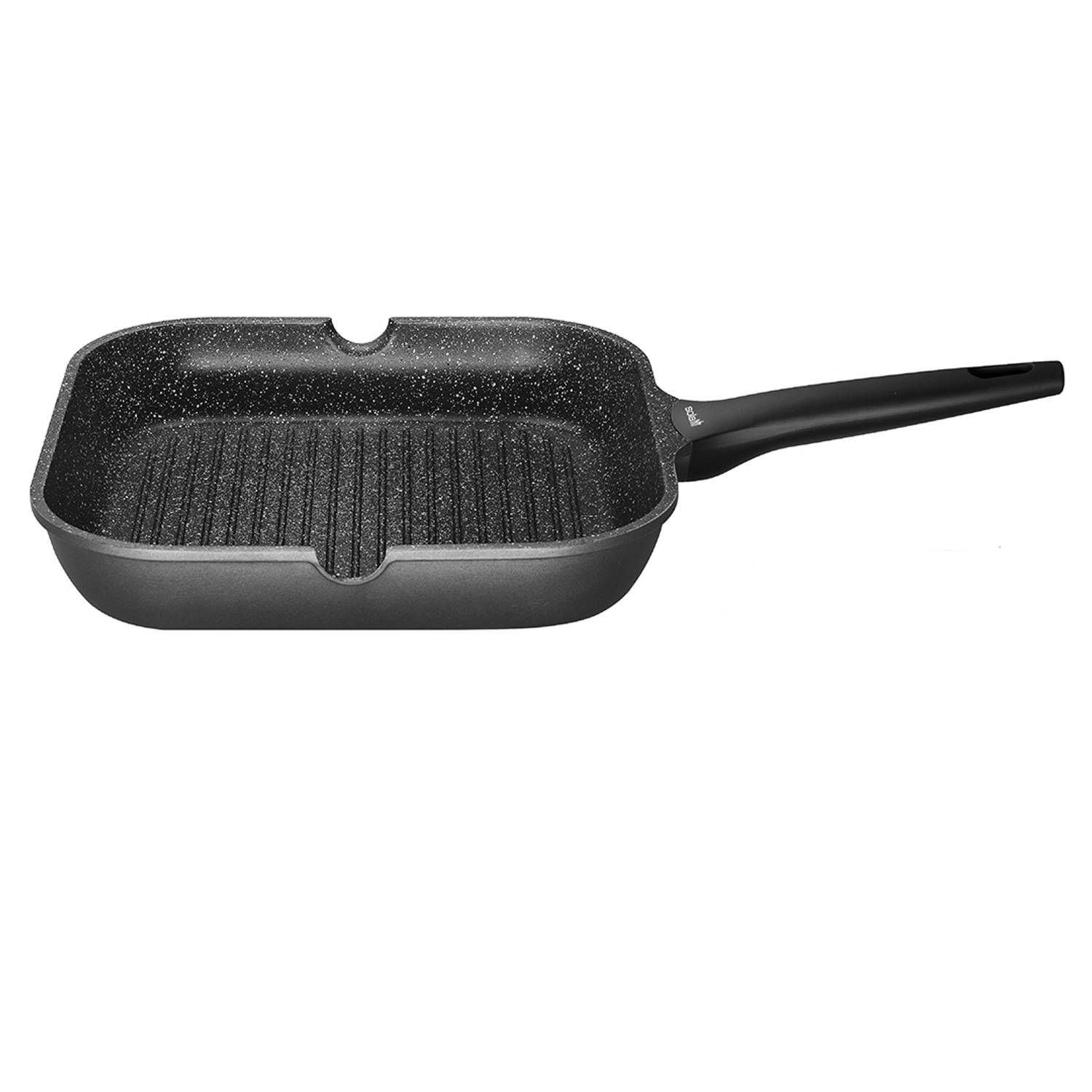 Sola Grillpan Fair Cooking - Ø 28 cm - Zwart/wit
