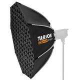 TARION Softbox voor fotografie met bowen-houder: 120 cm, opvouwbare Quick Release softboxen met glitter, achthoekige softbox voor studio, fotografie, video, flitslicht, SOFTBEAM (OC-120F)