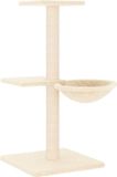 vidaXL Kattenmeubel met sisal krabpalen 72 cm crèmekleurig