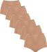 Sloggi Dames Maxi slip 6 pack 24/7 Cotton Brush Effen Vrouwen 96% Katoen, 4% Elastaan Maat XL (42)