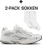 Dutch'D Arena White Silver Sneakers Maat 44