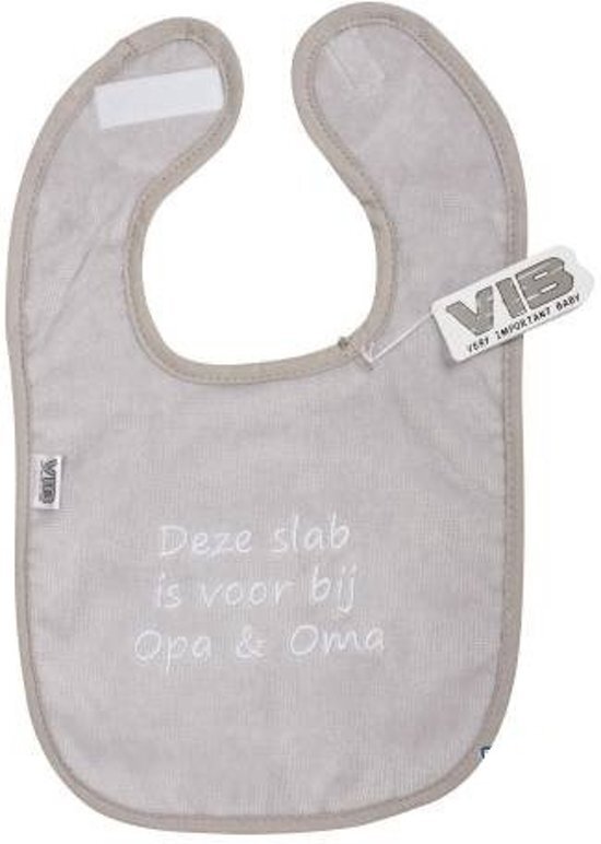 VIB Slab Deze slab is voor bij opa & oma grijs Slab grijs