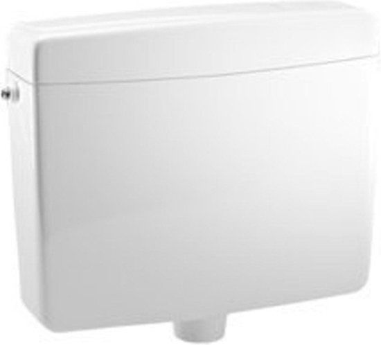 Plieger Spree laaghangend reservoir met waterbesparende toets voor spoelonderbreking 6/9 liter instelbaar wit