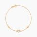 Oleanne Bracelet Yellow Gold Zirconium Oxide