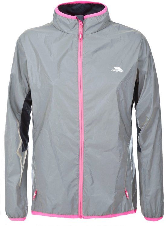 Trespass Lumi Regenjas Dames - Zilver Reflecterend - Maat M