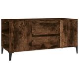 VidaXL meuble TV, chêne fumé, 102x44,5x50 cm