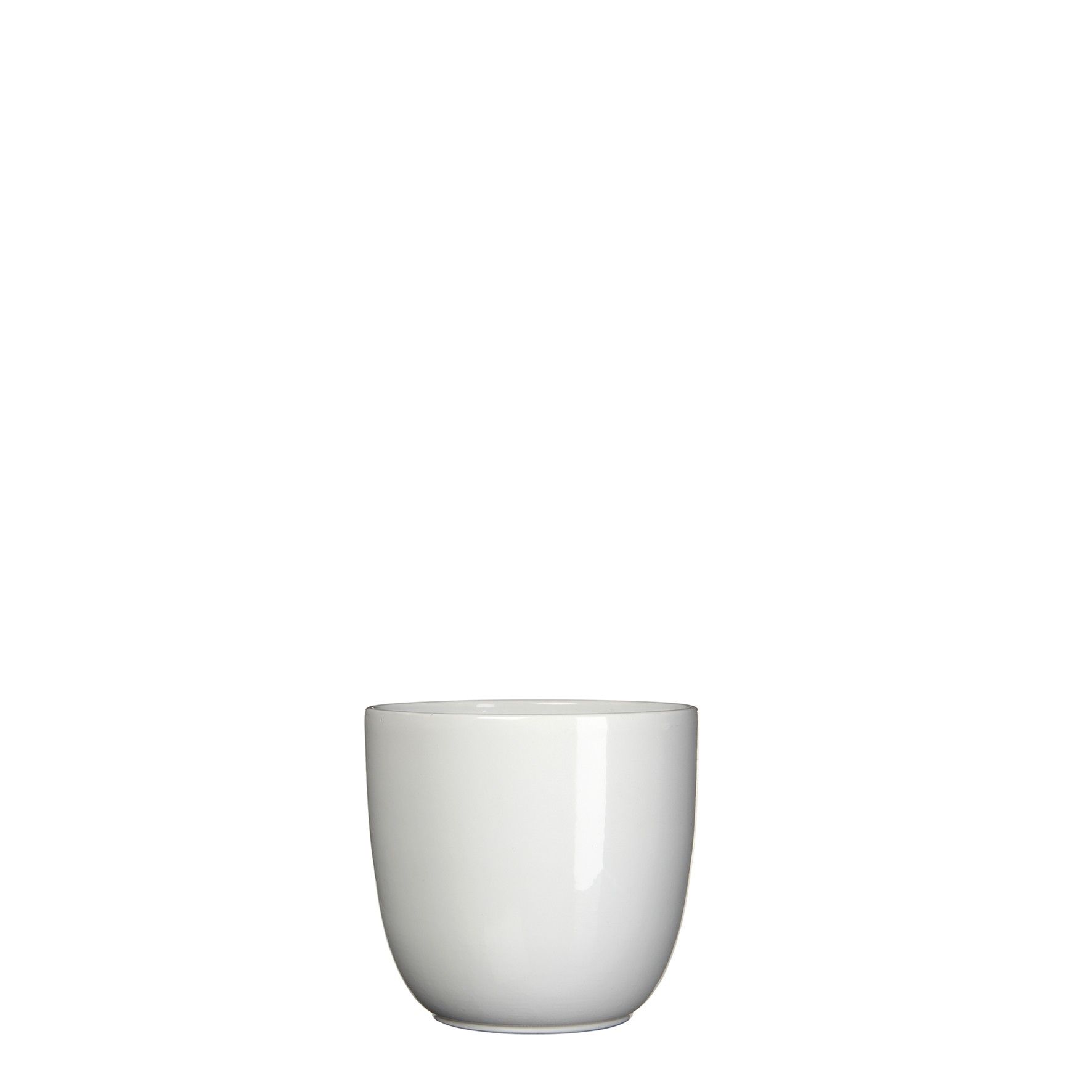 Mica Decorations Bloempot Pot rond es/9 tusca 9 x 10 cm wit