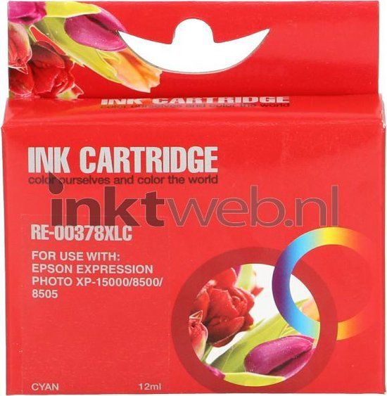 PrintAbout Huismerk Epson 378XL Cyaan Inktcartridge Hoge capaciteit