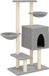 vidaXL Kattenmeubel met sisal krabpalen 117 cm lichtgrijs