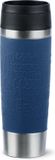 Emsa Travel Mug Classic N2022100 reisdrinkbeker 500 ml Zwart, Blauw, Roestvrijstaal