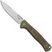 LionSteel Skinny Solid SK01A GS Aluminium vert et toile verte Micarta incrustation, zakmes, Molletta design