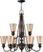 Steady Lighting Bohemian Kroonluchter - Metaal - Brons - E27 - 81.3cm