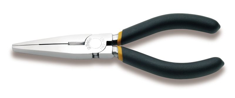 Beta Telefoontang, lange platte bekken, verchroomd, dubbele PVC handgreep 1162 160